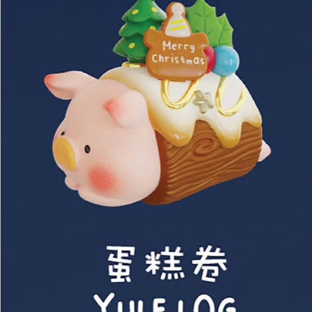US SELLER TOYZERO+ Lulu the Piggy Christmasland Blind Box Series - Yule Log